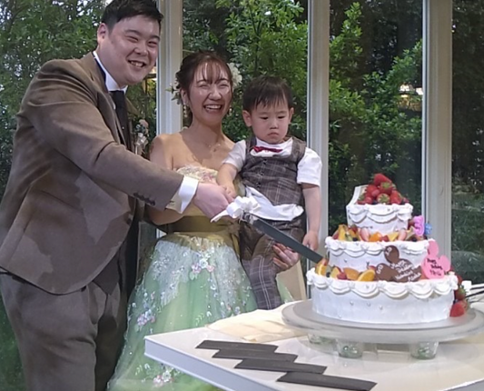 家族の新たな門出として