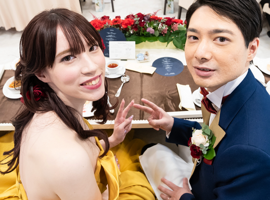 最近の結婚式はすごいと喜んでもらえました